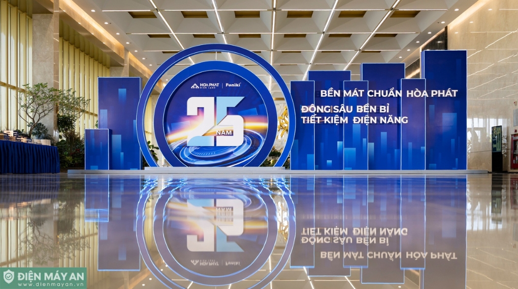 Điện máy AN tiếp tục được vinh danh Đại lý xuất sắc 2025 tại Hội nghị Khách hàng toàn quốc Điện lạnh Hòa Phát